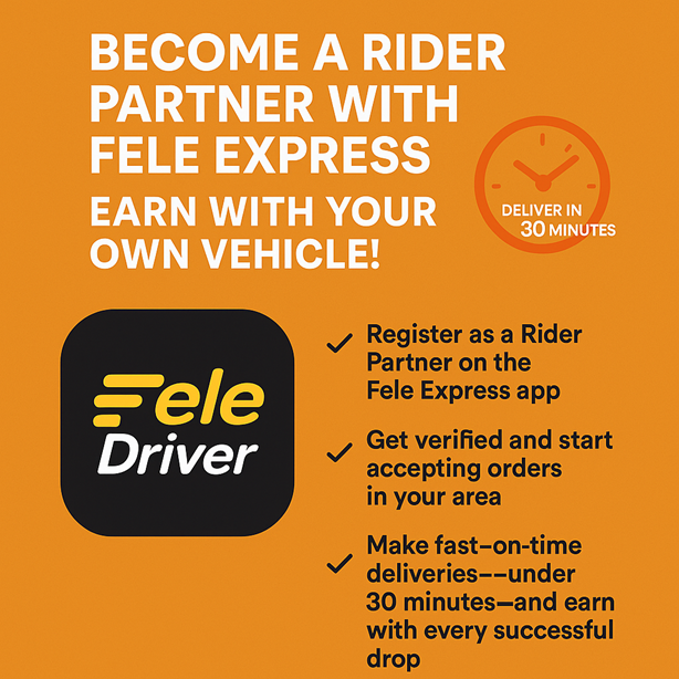 Sign Up Now On The Fele Express App!