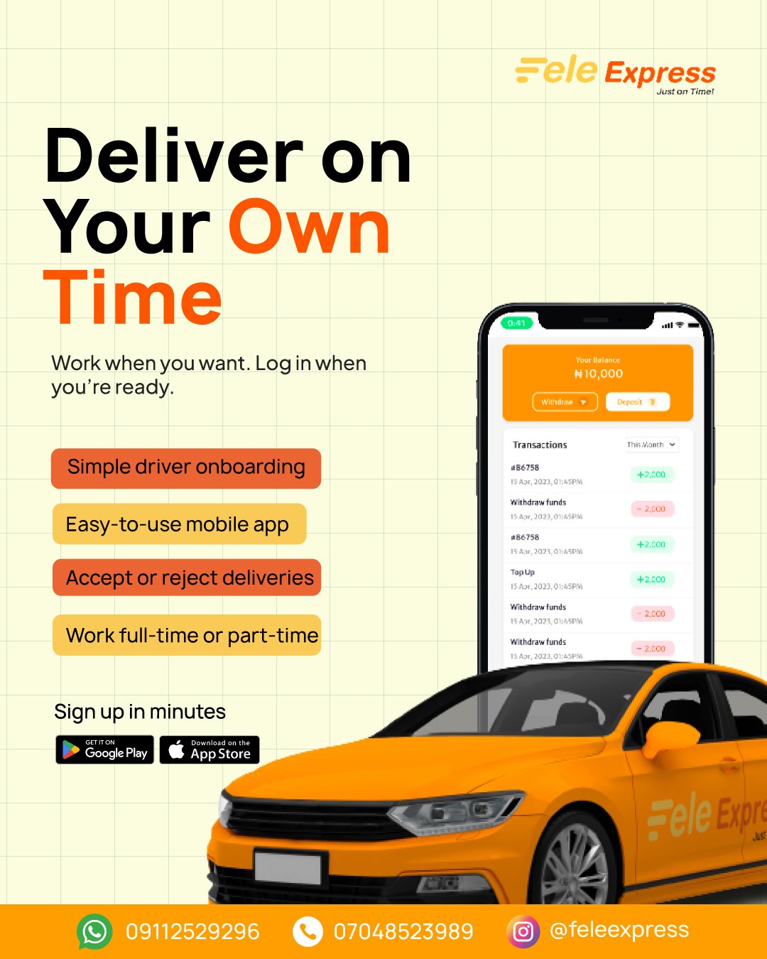 Fele Express Abuja Own Time